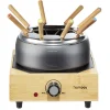 Appareil à fondue sur socle en bambou 800W