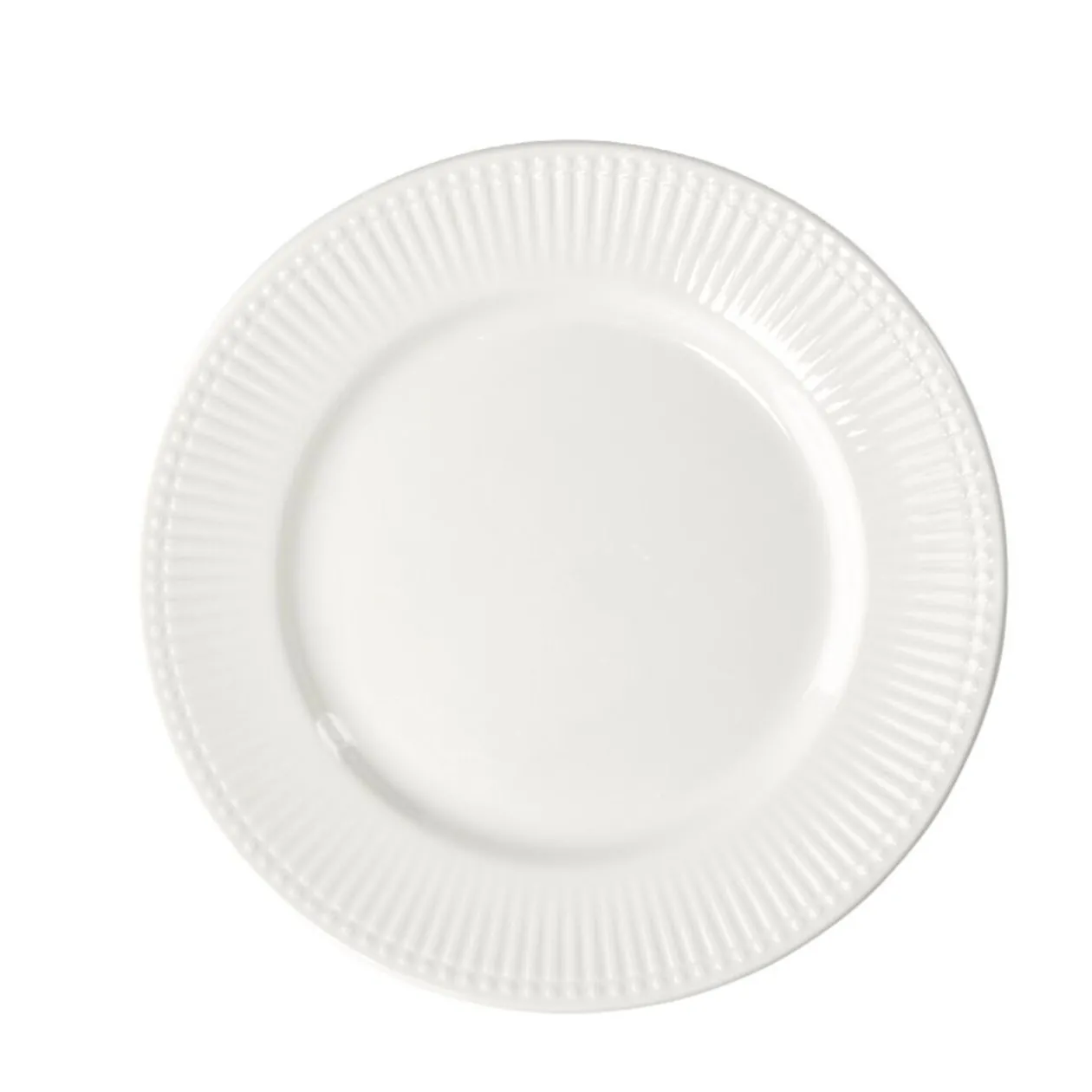 Assiette à dessert Colombe en porcelaine blanche Ø19cm