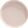 Assiette à dessert Oslo porcelaine rose uni