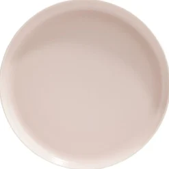 Assiette à dessert Oslo porcelaine rose uni