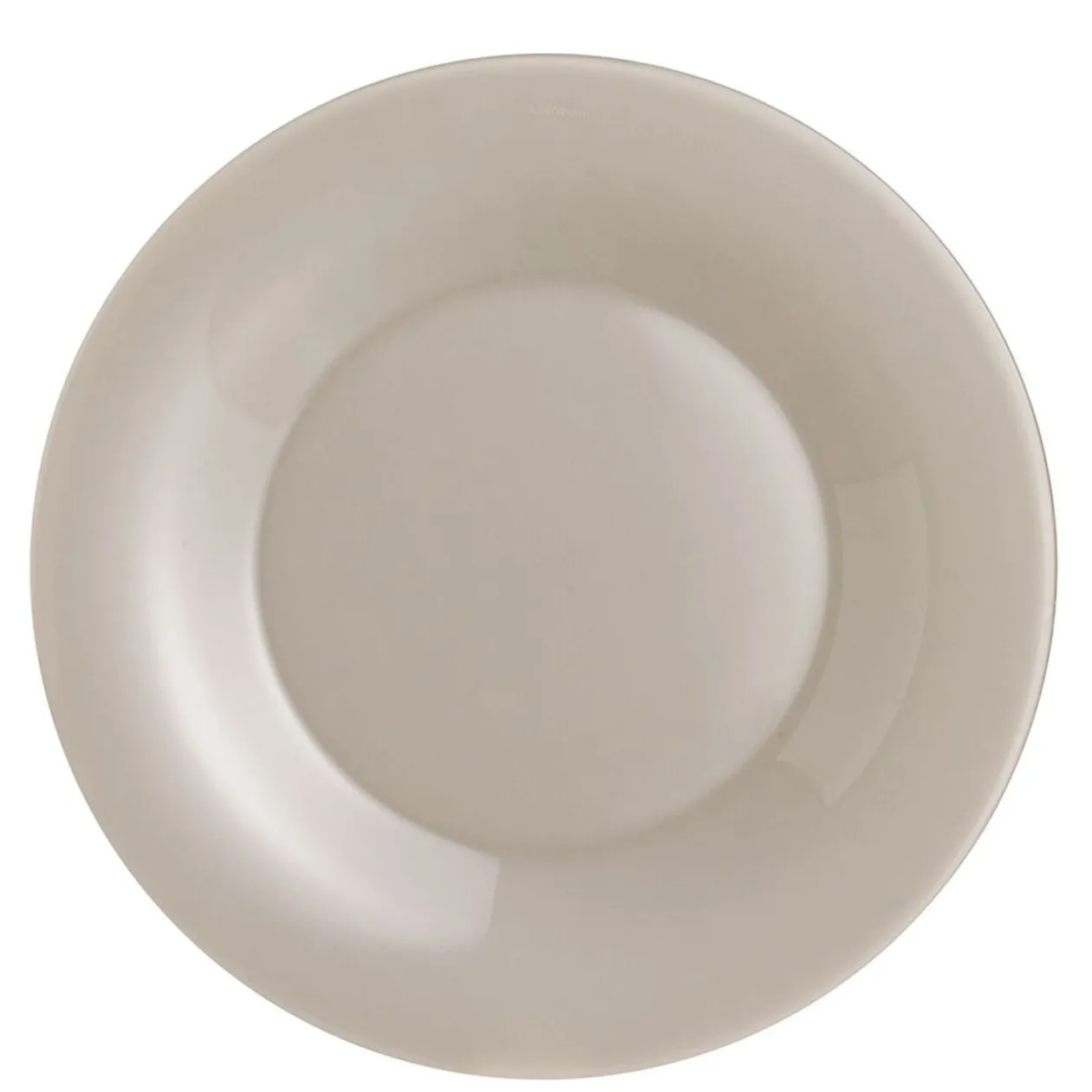Assiette à dessert ronde Luminarc taupe Zana