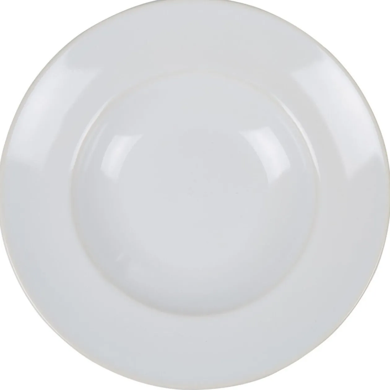 Assiette à pâtes blanche