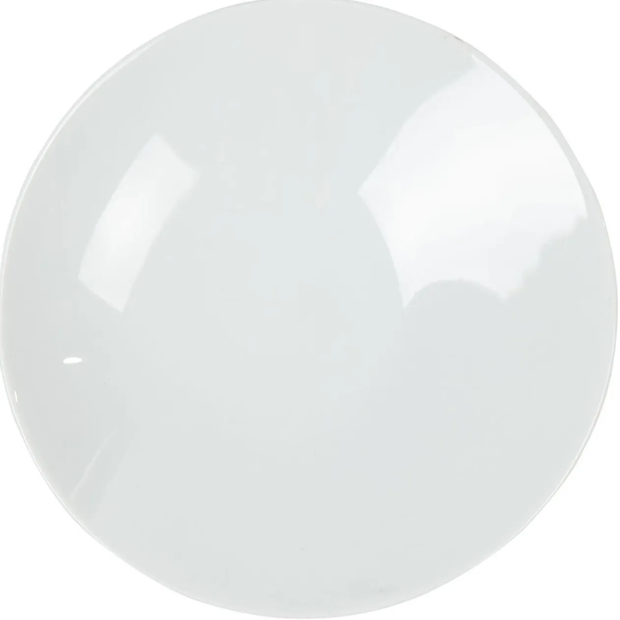 Assiette à pâtes ronde blanche