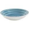 Assiette creuse ronde déco spirale Ø21 cm