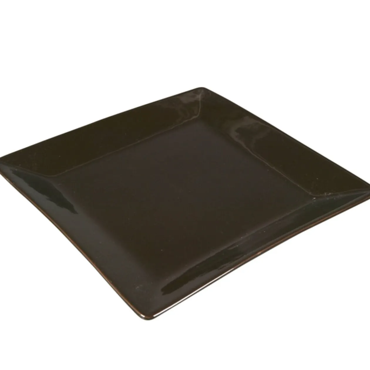 Assiette plate chocolat