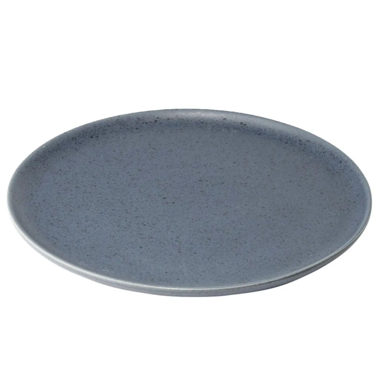 Assiette plate Julie en grès bleu Ø27cm