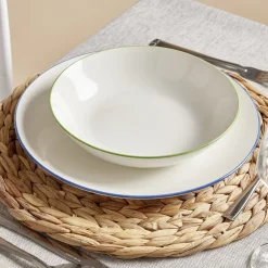 Assiette plate porcelaine blanc Ø26,5cm