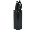 Bloc couteaux universel rond noir