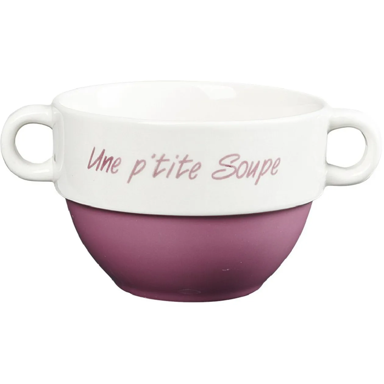 Bol à soupe avec anses