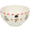 Bol blanc motifs bonhomme et sapin de noël
