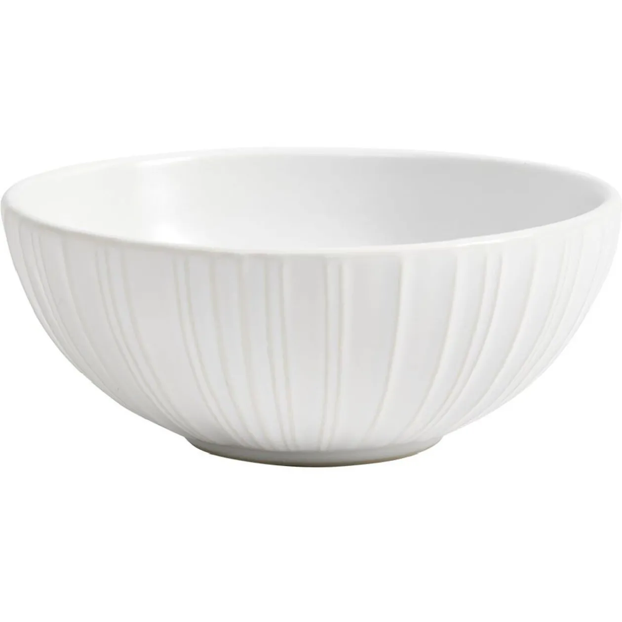 Bol en céramique blanc Ø15xH.6,5cm