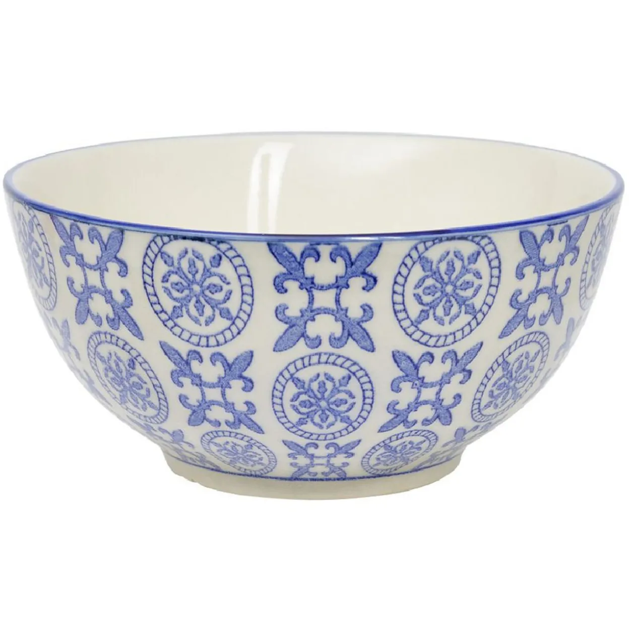 Bol en faïence motif carreau de ciment Ø11,5 cm