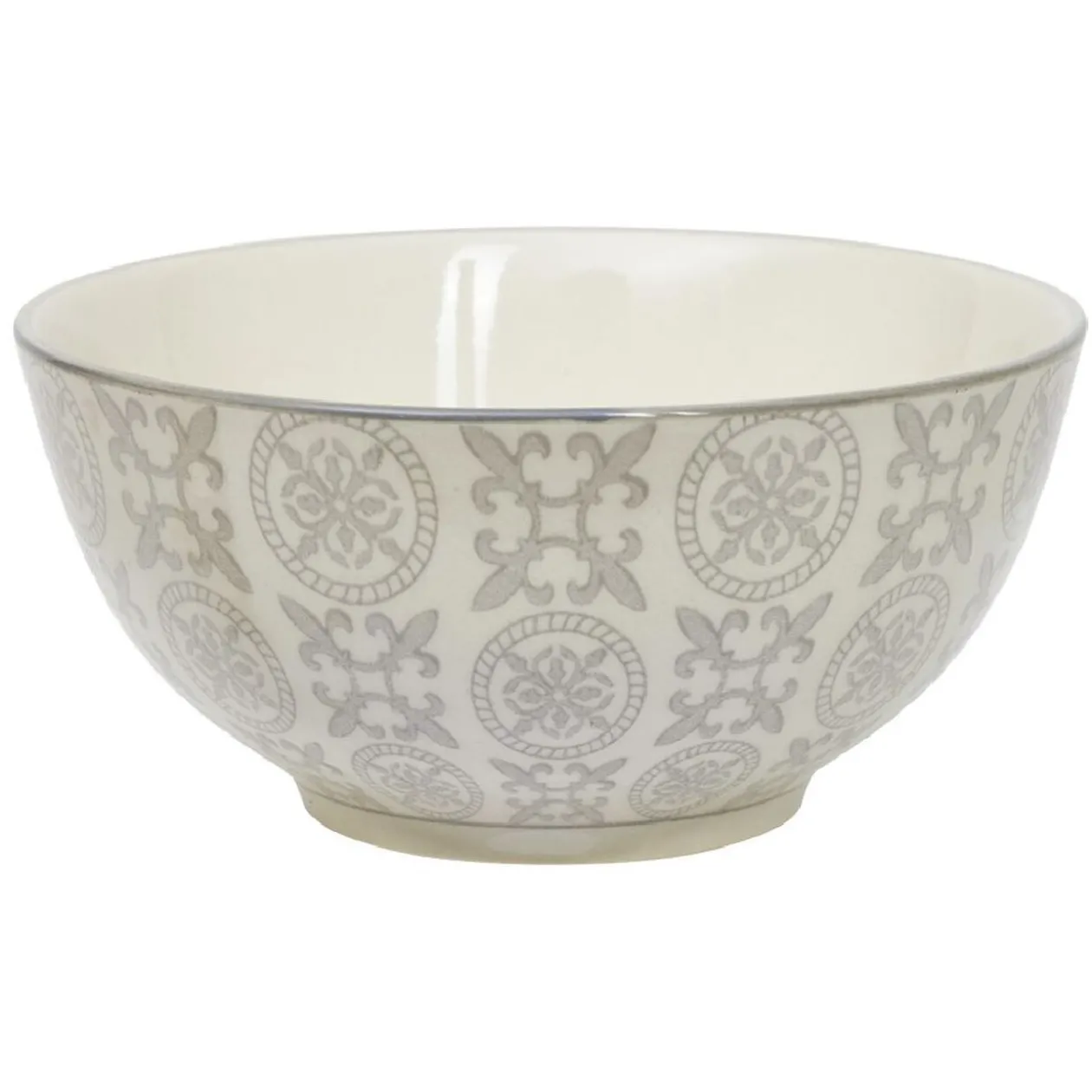 Bol en faïence motif carreau de ciment Ø11,5 cm