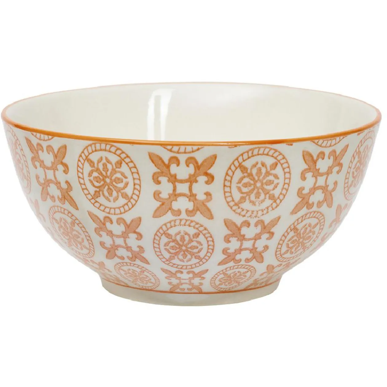 Bol en faïence motif carreau de ciment Ø11,5 cm