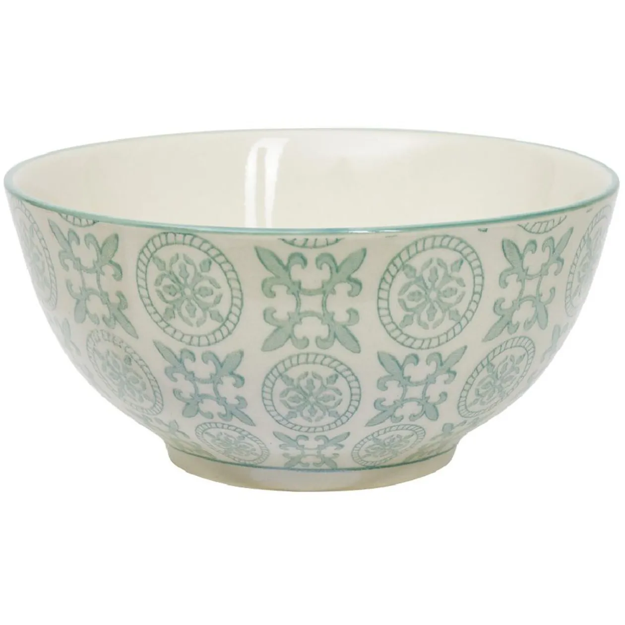 Bol en faïence motif carreau de ciment Ø11,5 cm