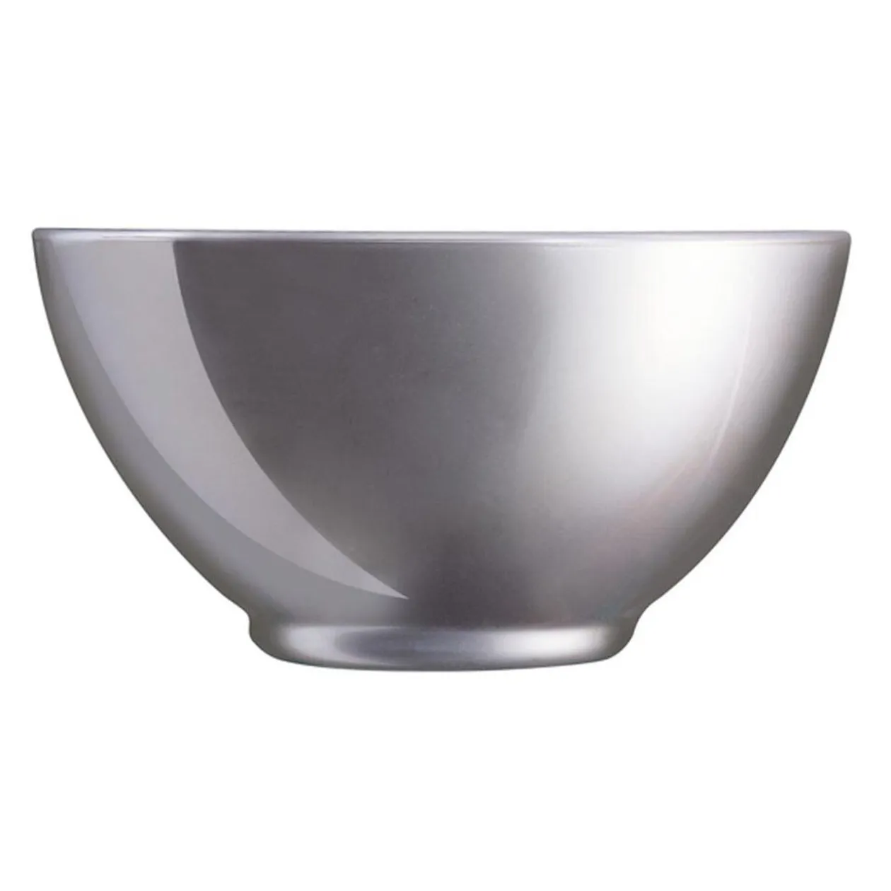 Bol en verre trempé Luminarc flashy argenté 50 cl