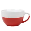Bol jumbo bicolore blanc et rouge