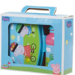 Boîte à goûter et gourde Peppa Pig