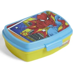 Boîte à sandwich Spiderman plastique 14x17x5,6cm