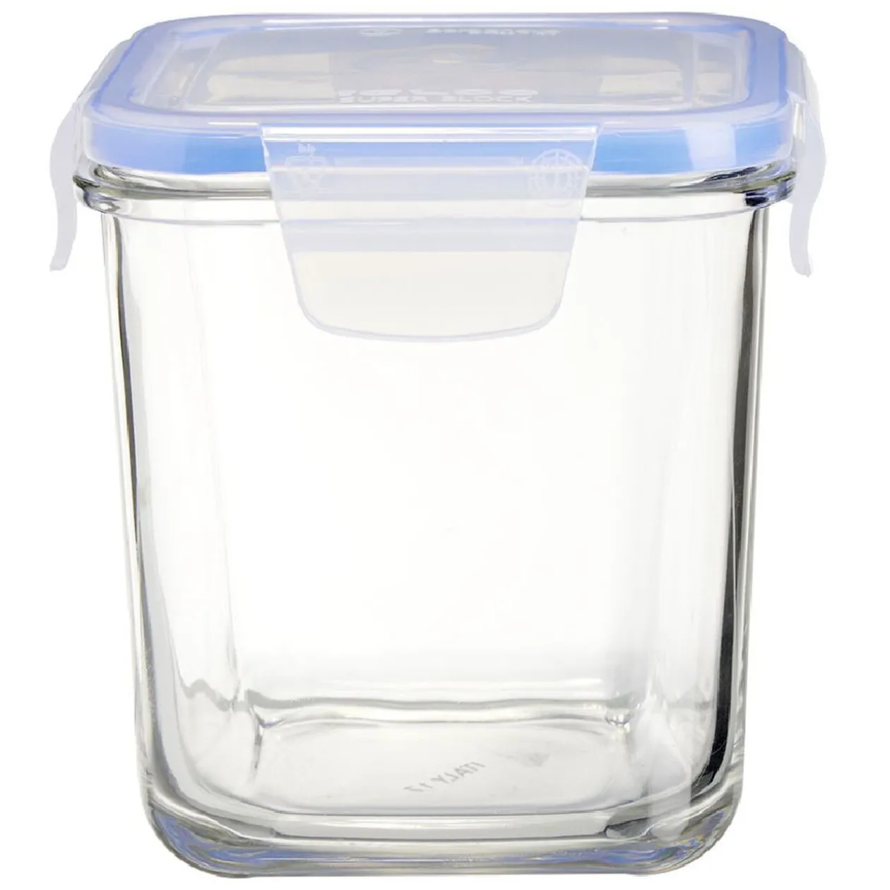 Boîte de conservation en verre hermétique L11,3xl11,3xH11,9 cm