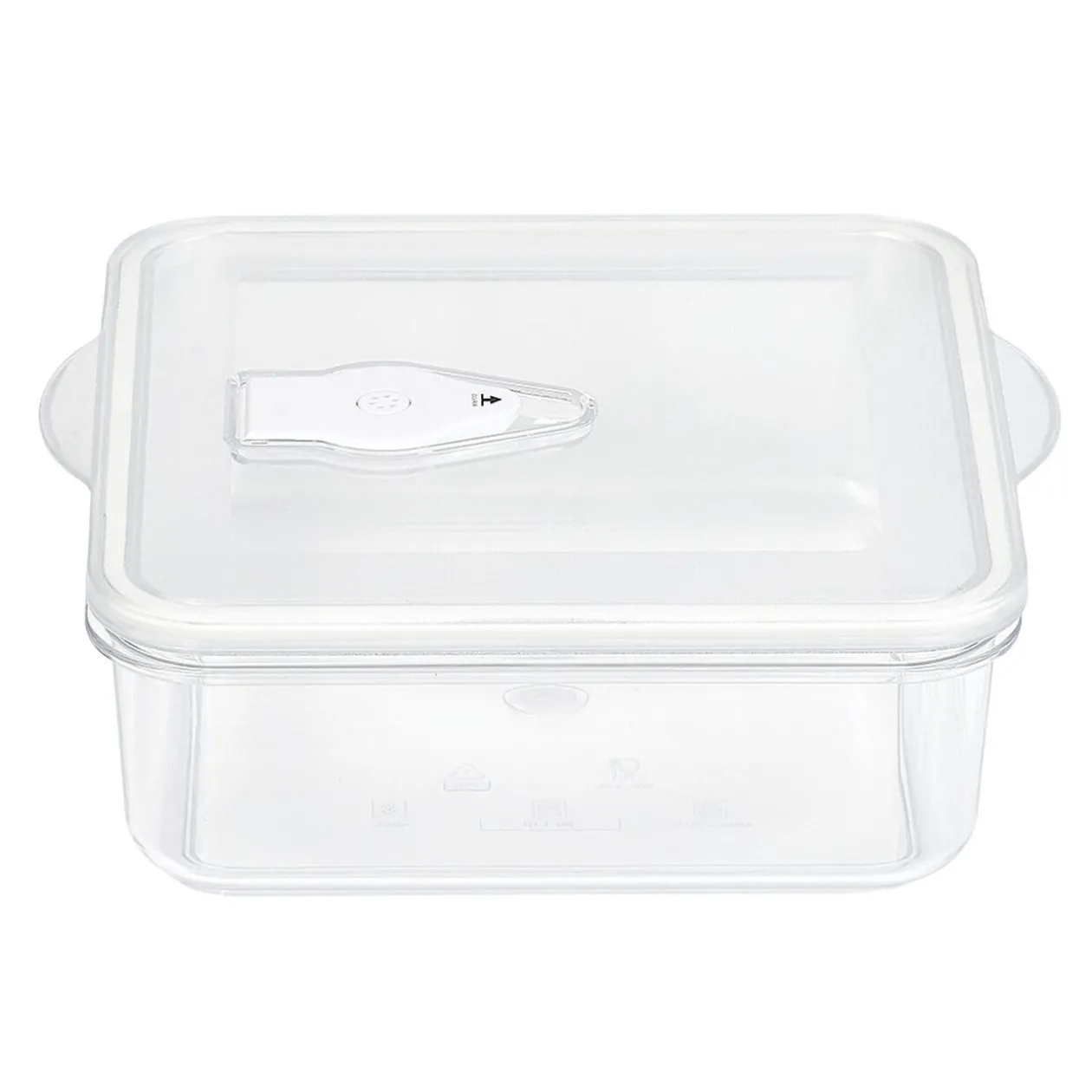 Boîte de conservation sous vide 1L - 18,5x16,5xH6,2cm