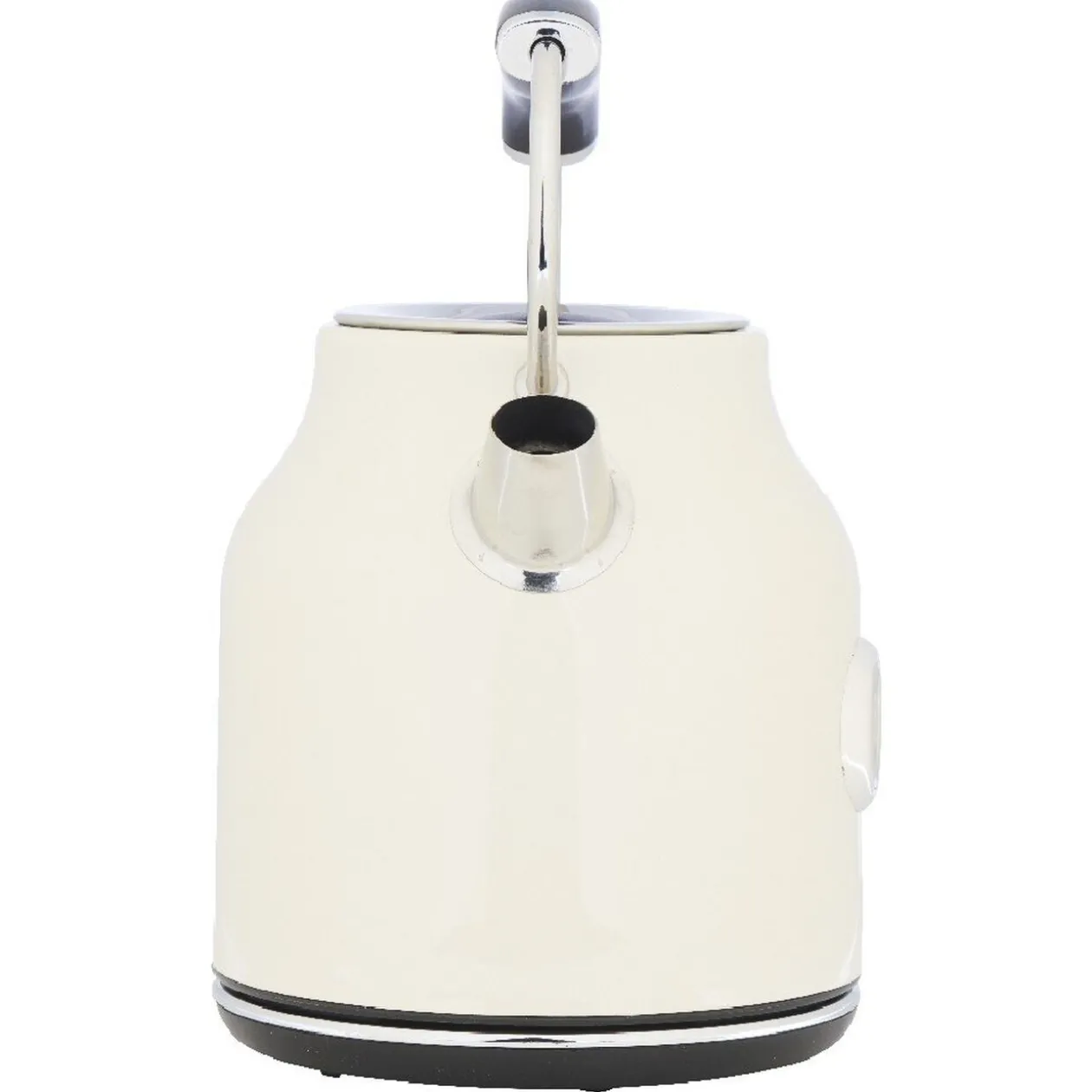 Bouilloire rétro indicateur température blanc crème 1,7 L
