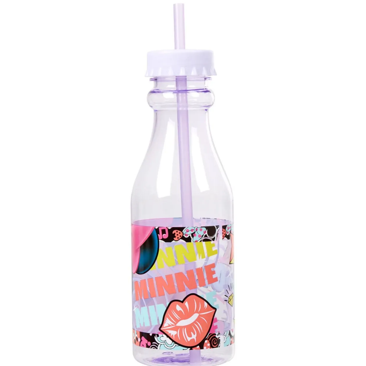 Bouteille avec paille Minnie