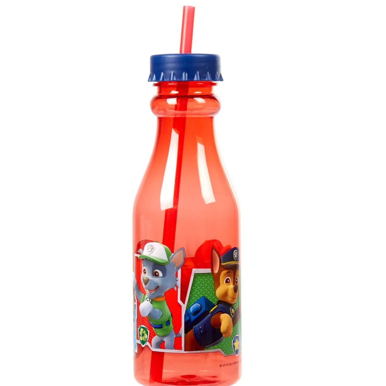 Bouteille avec paille Pat Patrouille