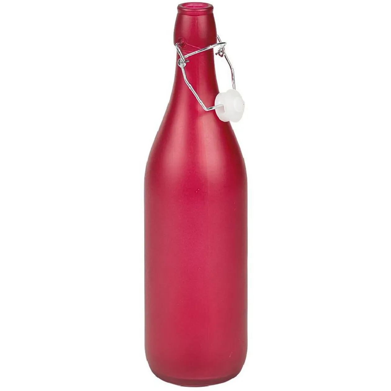 Bouteille en verre effet givré 1 L