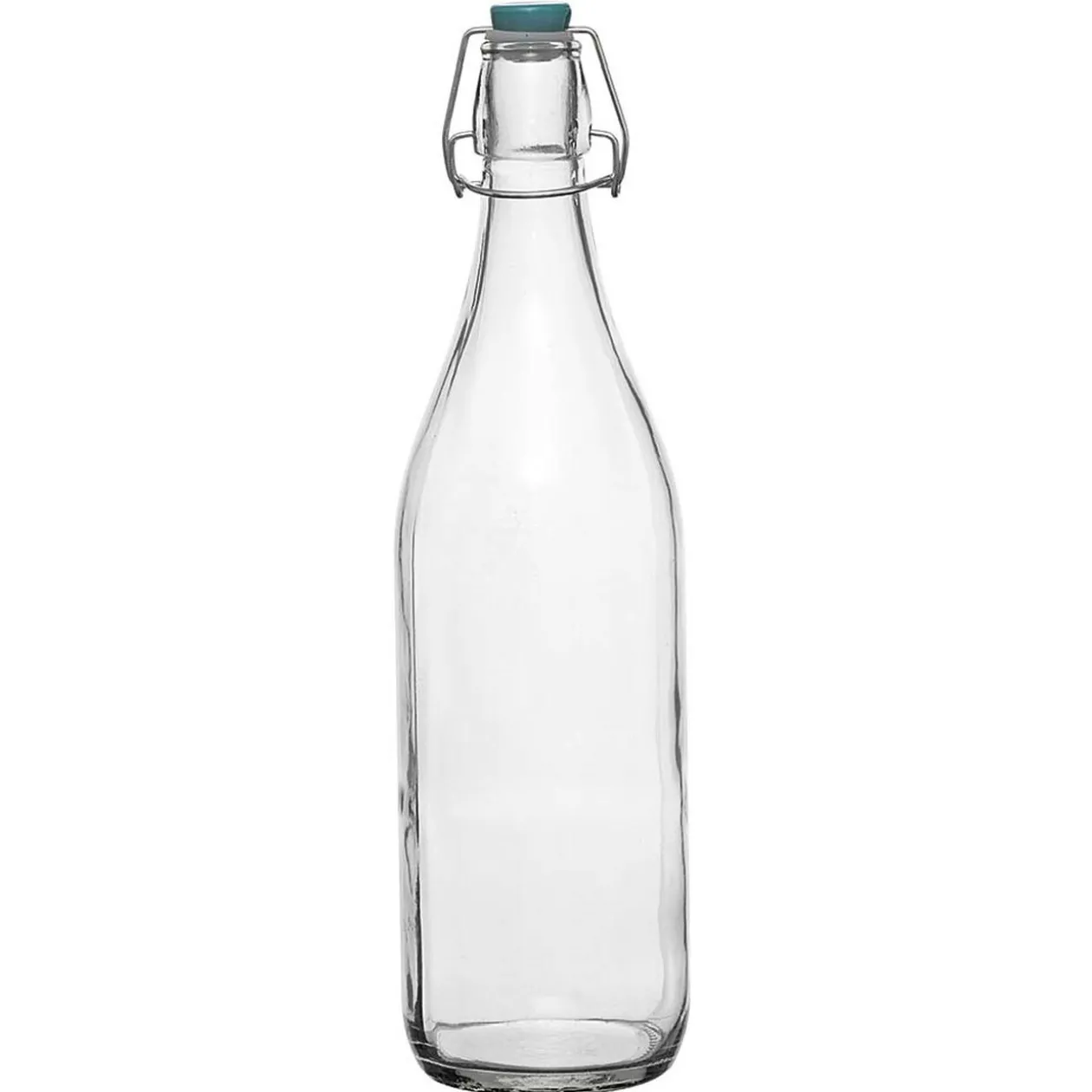 Bouteille en verre et bouchon coloré