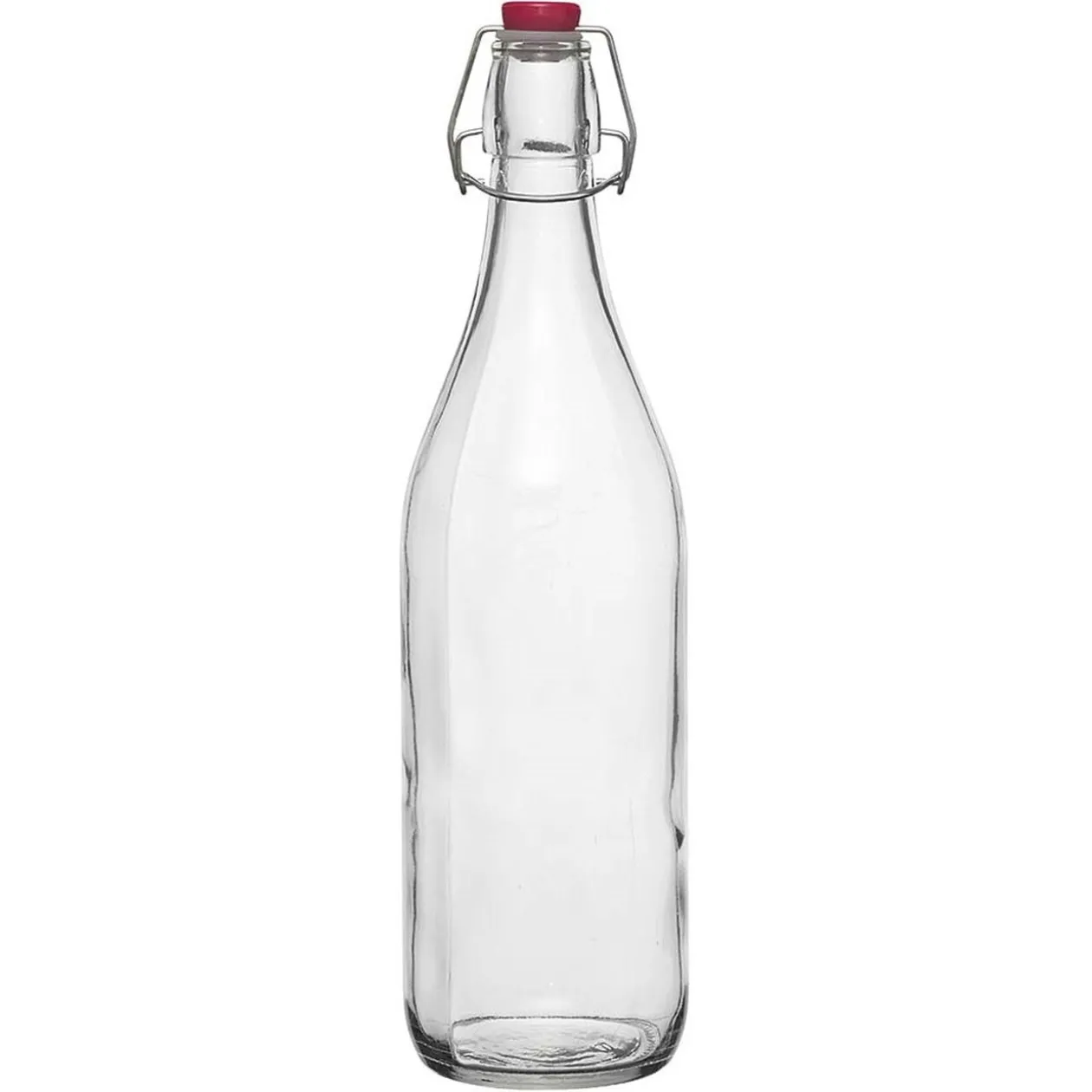 Bouteille en verre et bouchon coloré