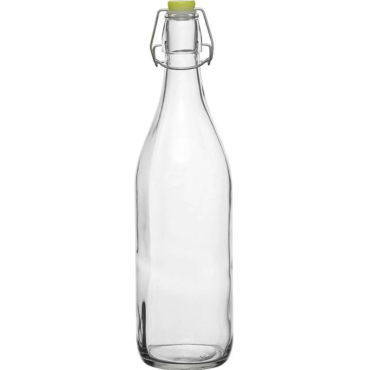Bouteille en verre et bouchon coloré