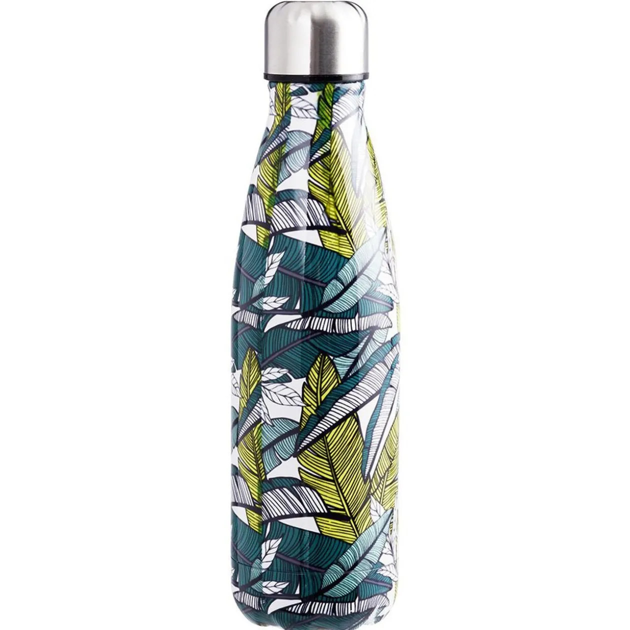 Bouteille isotherme inox imprimé tropical 500 ml