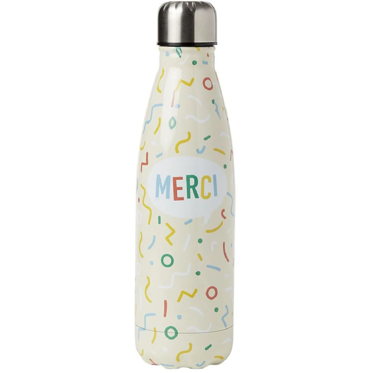 Bouteille isotherme inscription Merci