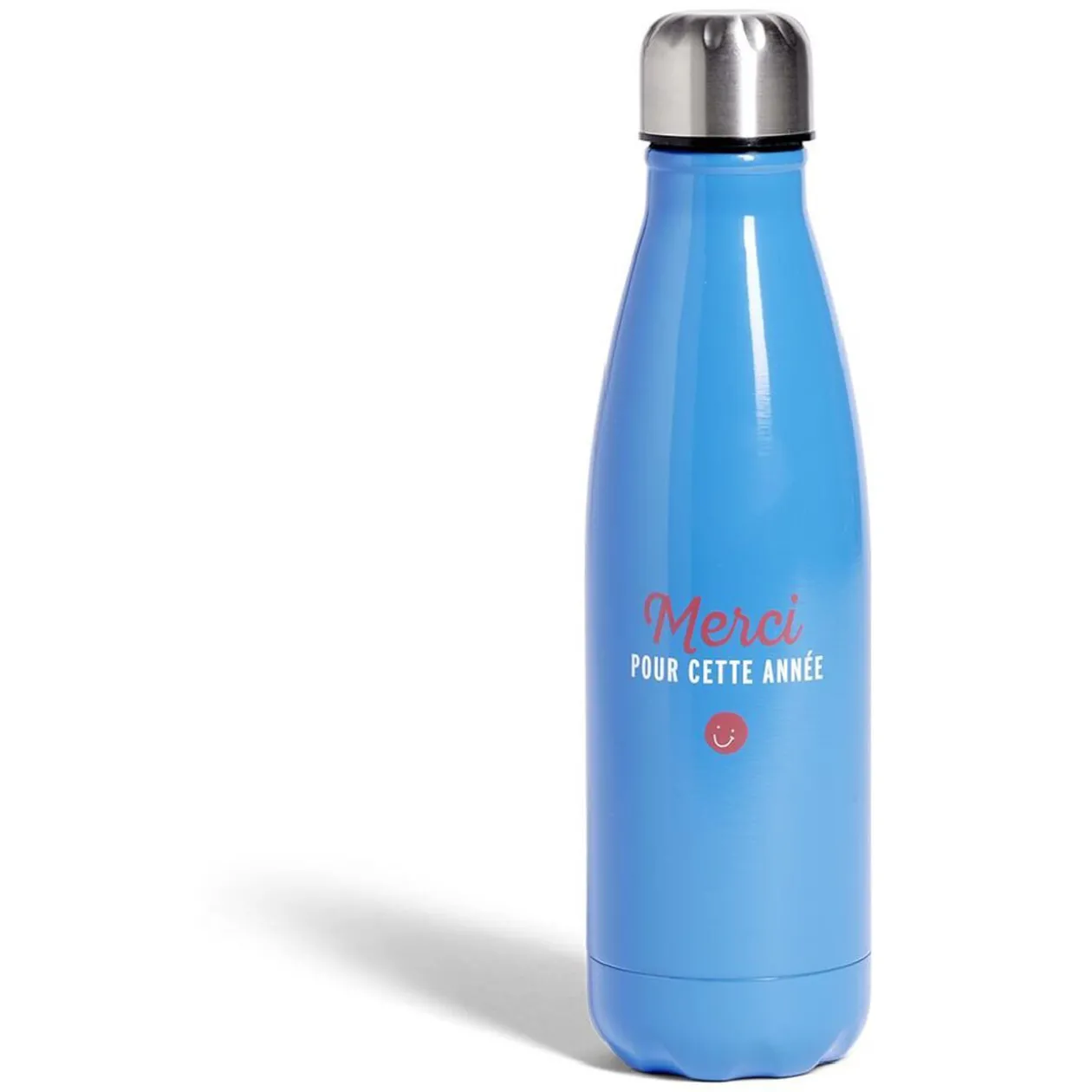 Bouteille isotherme Merci pour cette année 500ml inox 4 modèles