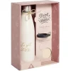 Bouteille isotherme 480ml avec housse rose