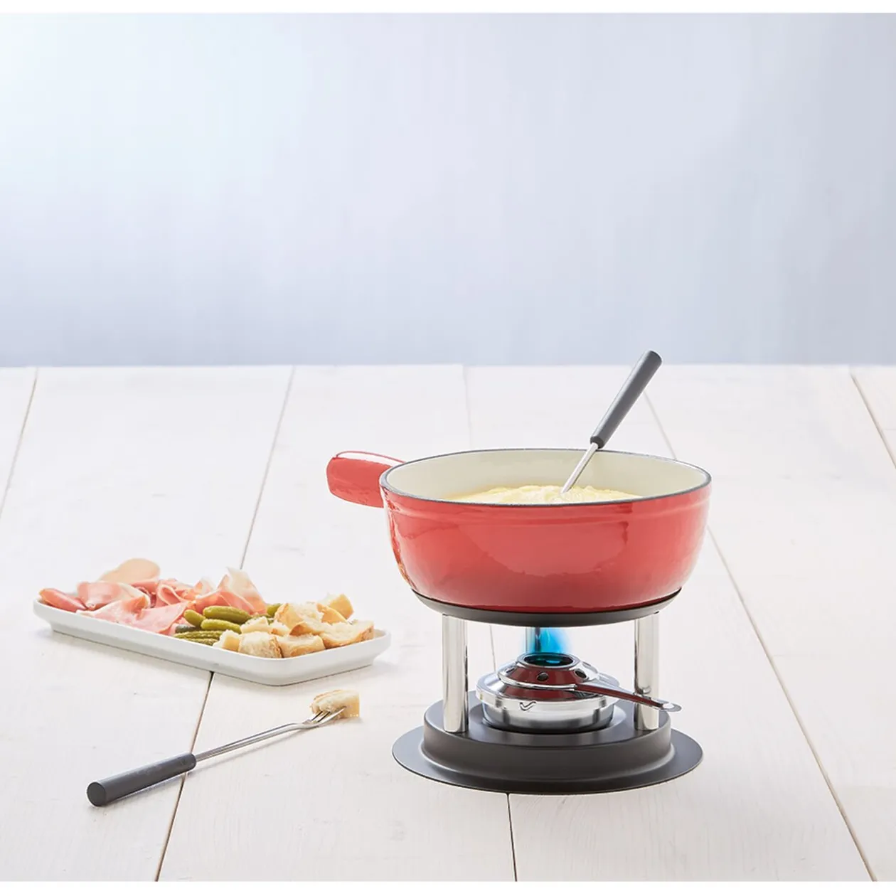Brûleur à fondue universel métal