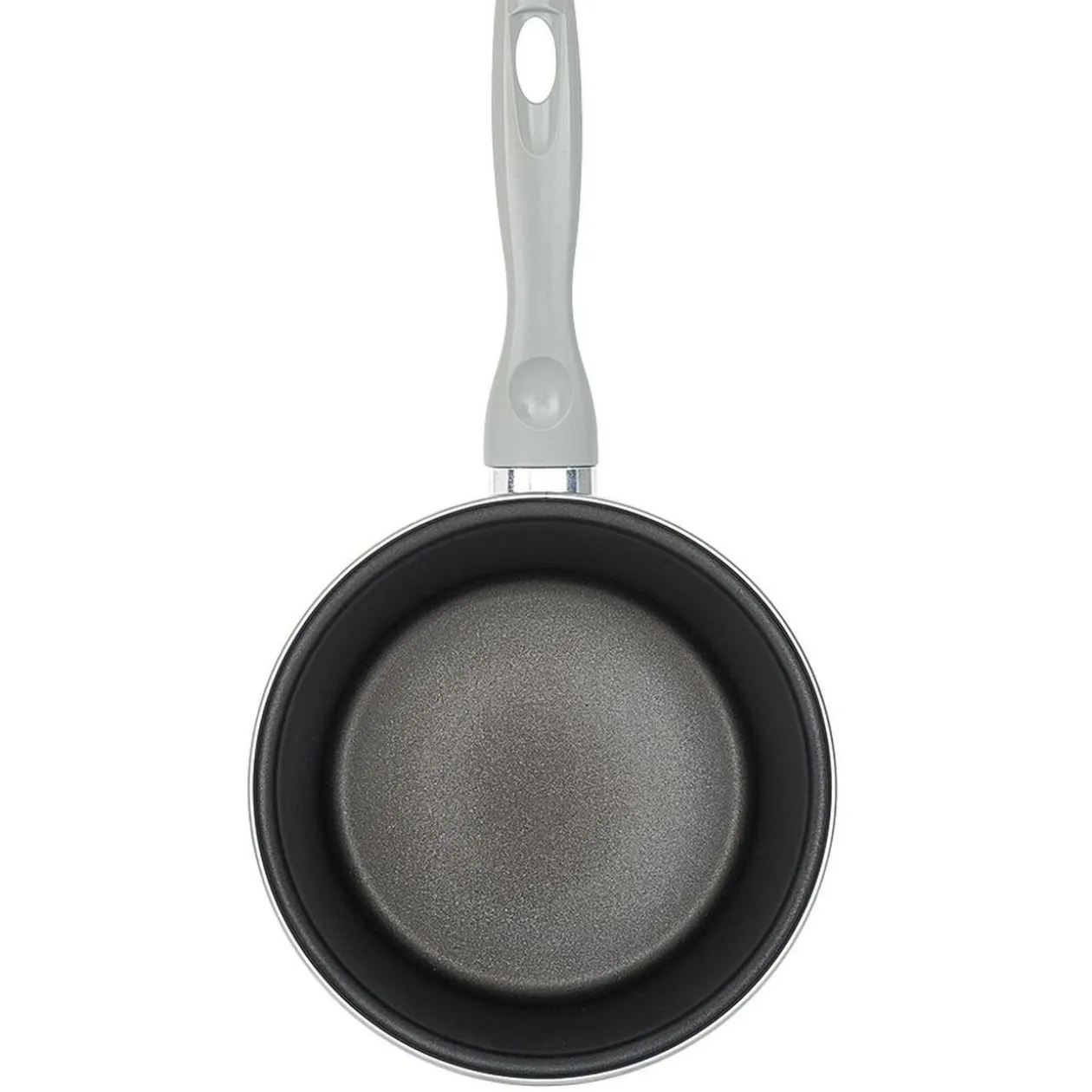 Casserole acier émaillé noir et blanc Ø 20 cm