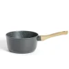 Casserole tous feux dont induction aluminium noir Ø18cm