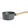 Casserole tous feux dont tous feux dont induction aluminium noir 33x16x8cm