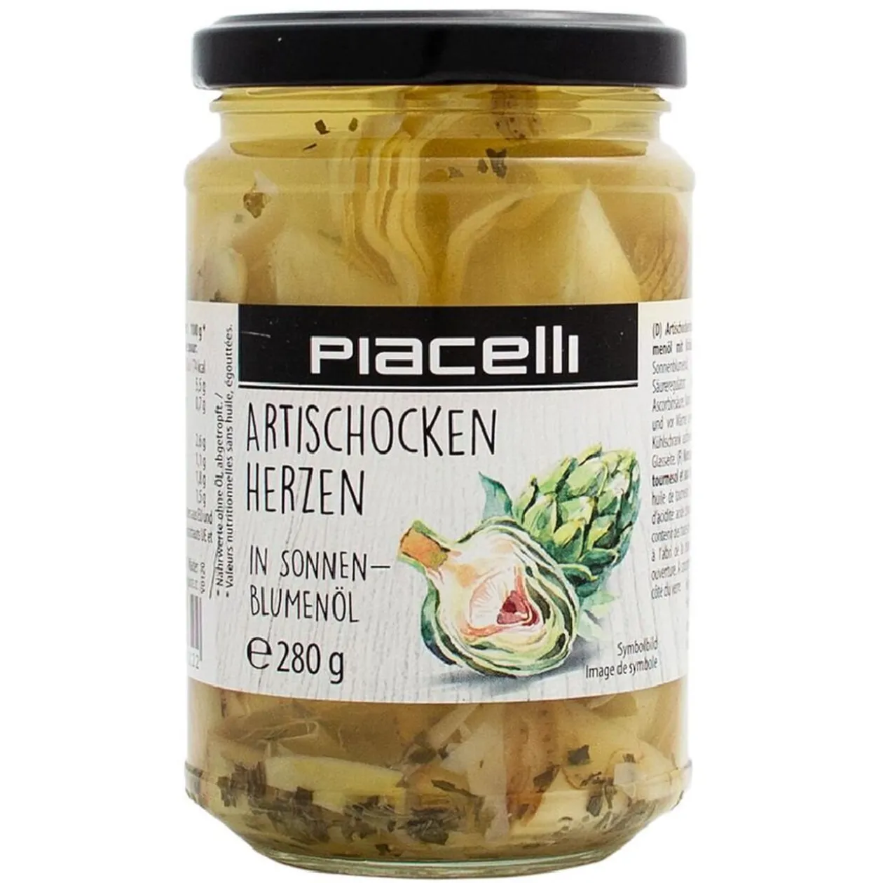 Coeur d'artichaut mariné à l'huile d'olive 280gr