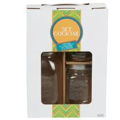 Coffret à cocktail avec shaker inox