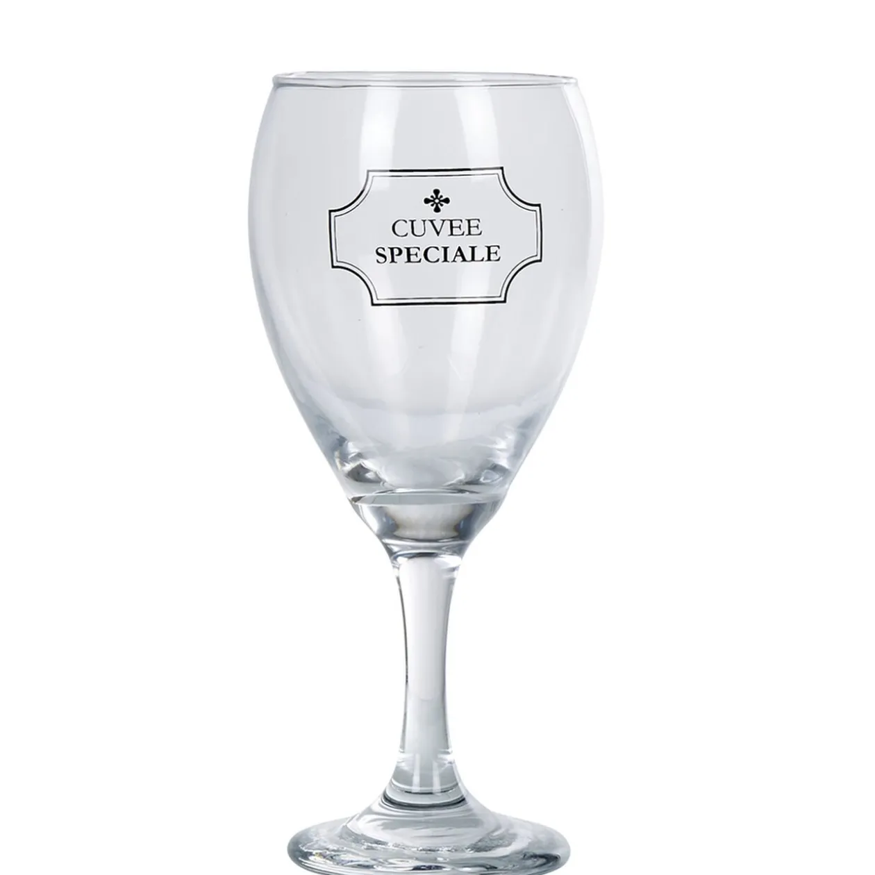 Coffret en bois avec 6 verres à vin "cuvée spéciale"