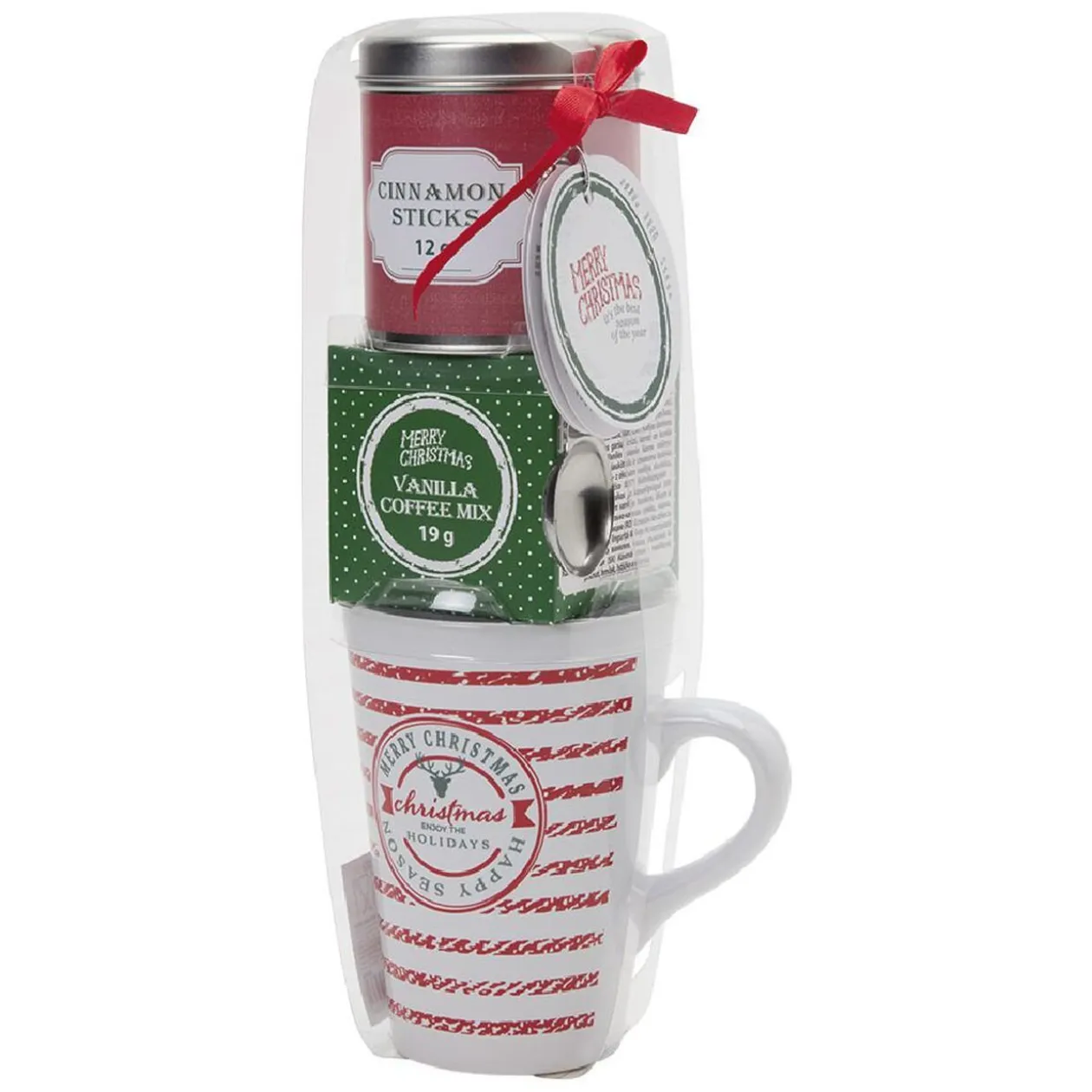Coffret mug XXL avec boisson et biscuits Noël Traditionnel