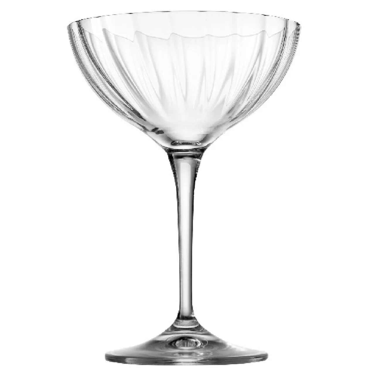 Coupe à champagne en verre Cristal 21 cl x4