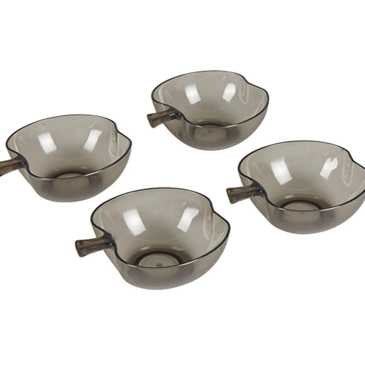 Coupelle design pomme noire x4