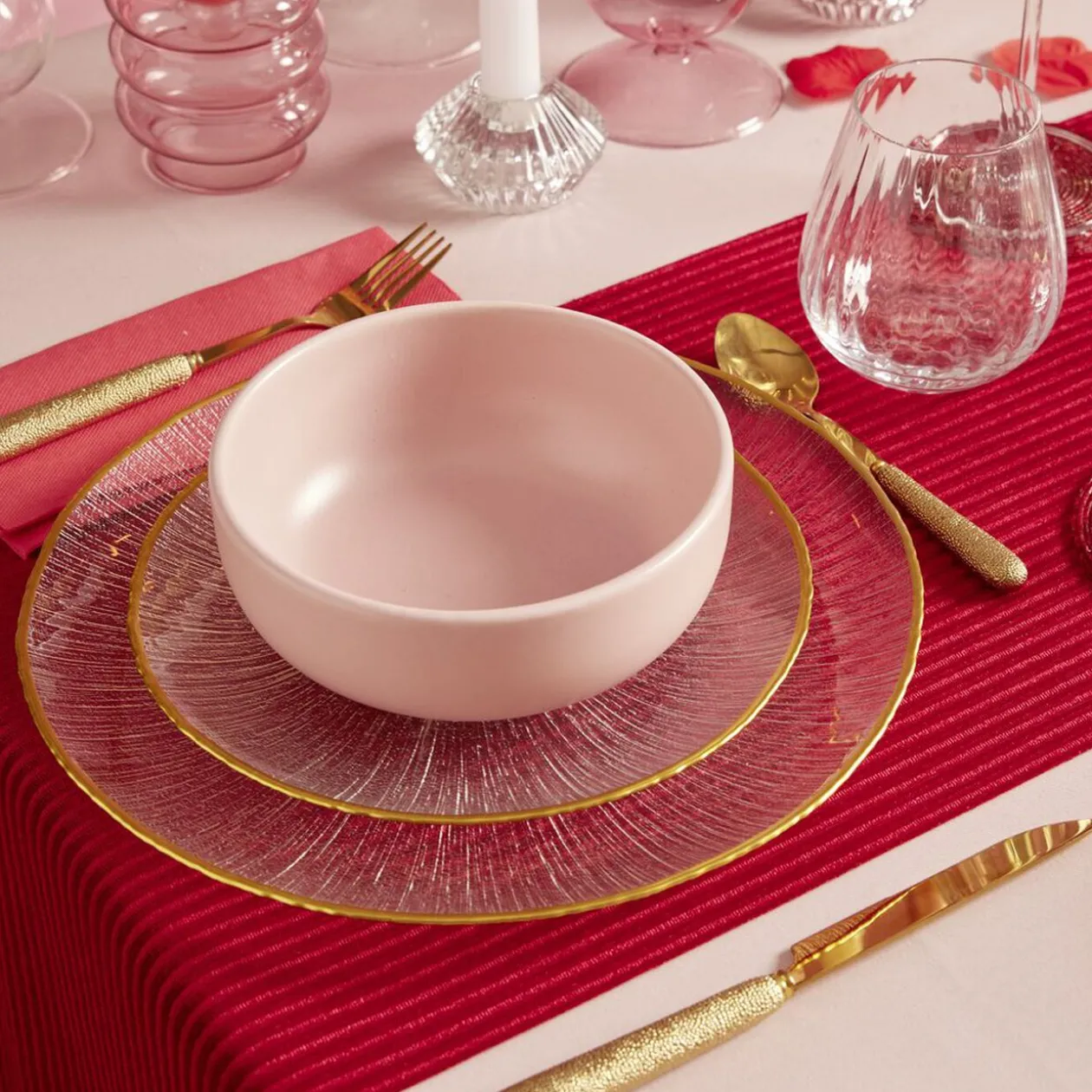 Coupelle Nordic porcelaine rose