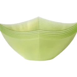 Coupelle plastique vert X6