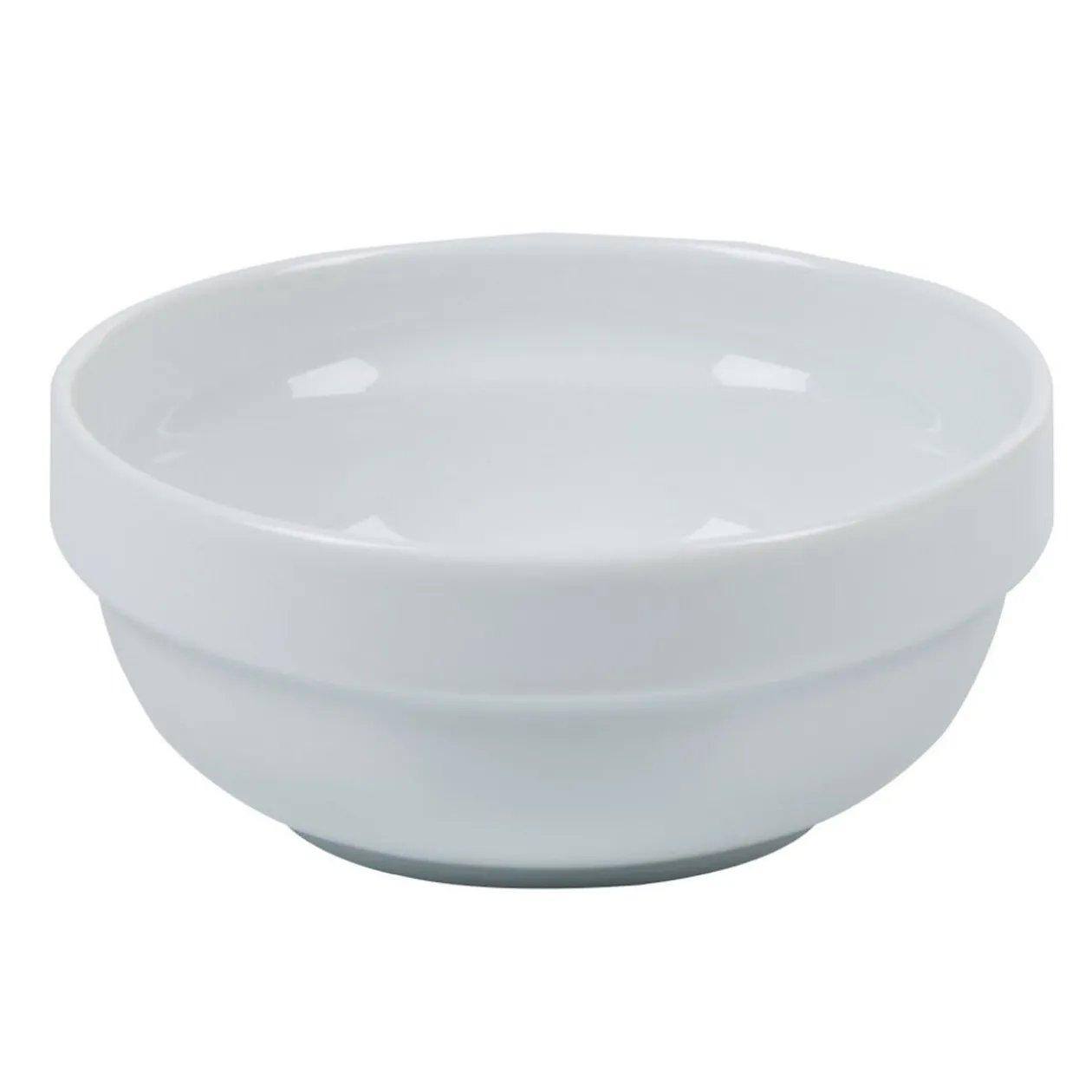 Coupelle ronde blanche