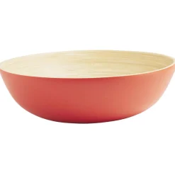 Coupelle ronde en bambou coloré Ø20 cm